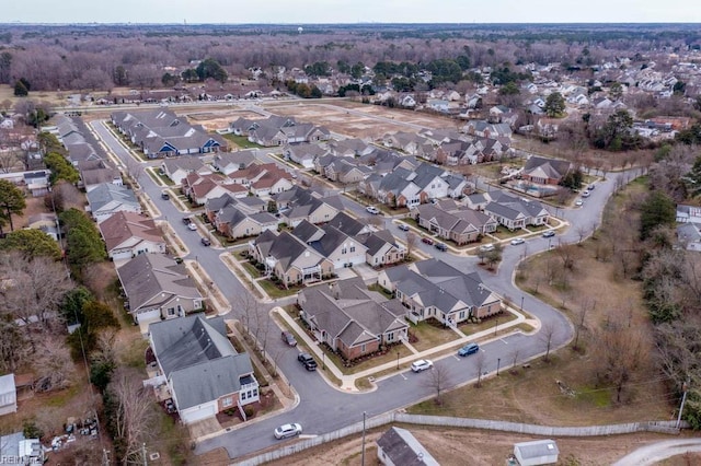 birds eye view of property featuring a residential view