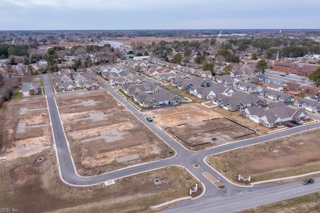 birds eye view of property featuring a residential view