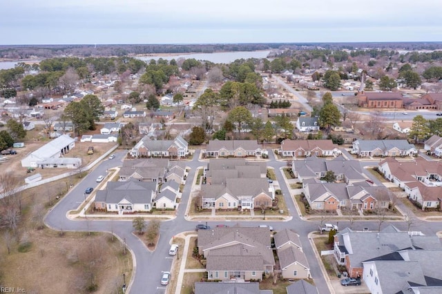 bird's eye view featuring a residential view