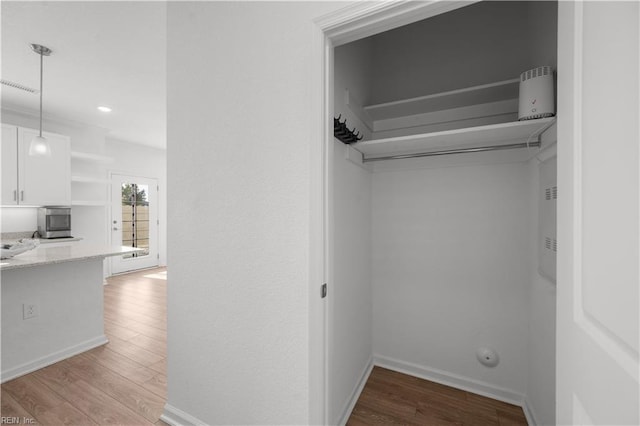 closet with visible vents