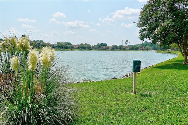 view of water feature