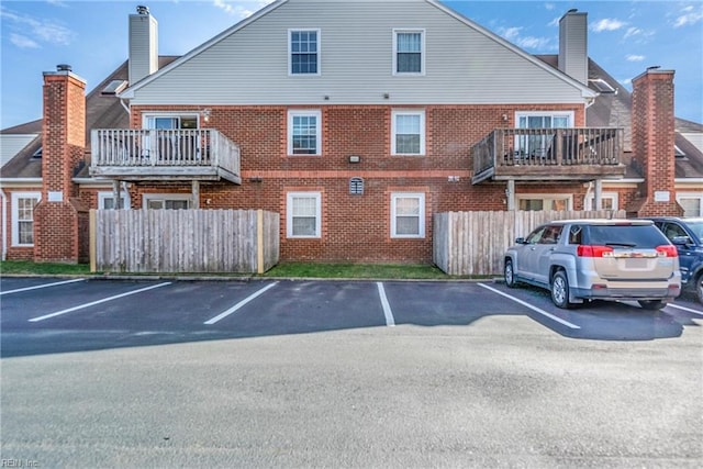 exterior space featuring fence