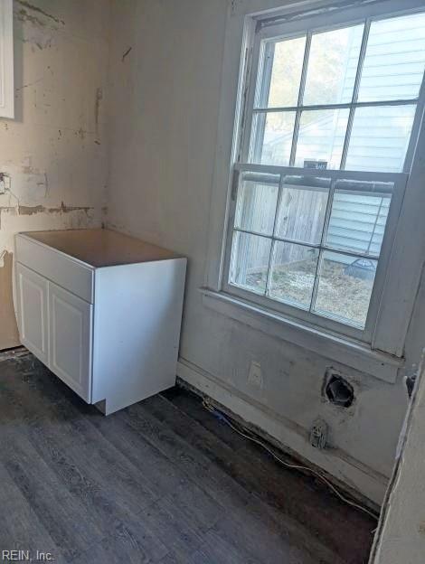 bathroom featuring wood finished floors