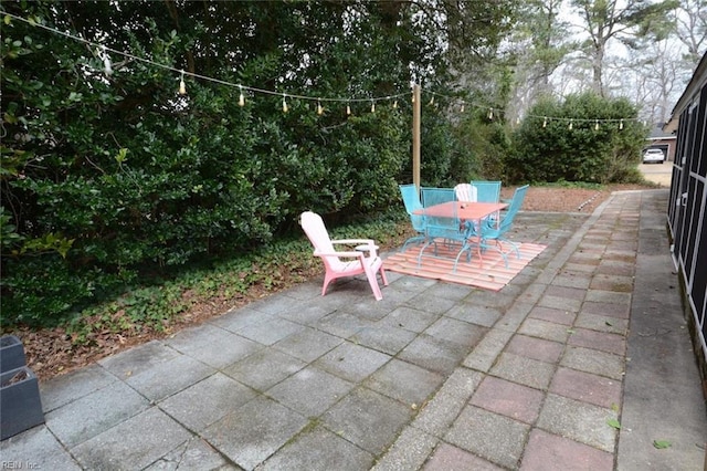 view of patio / terrace with outdoor dining space