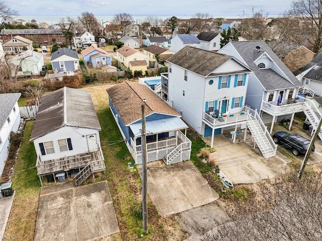 birds eye view of property featuring a residential view