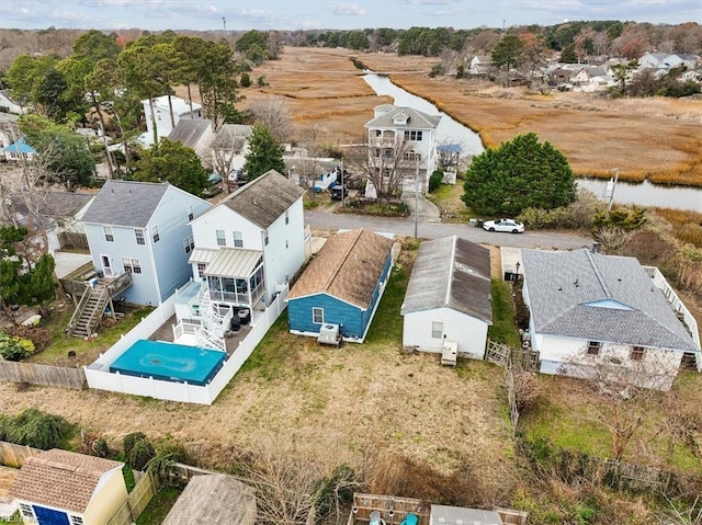 drone / aerial view featuring a residential view