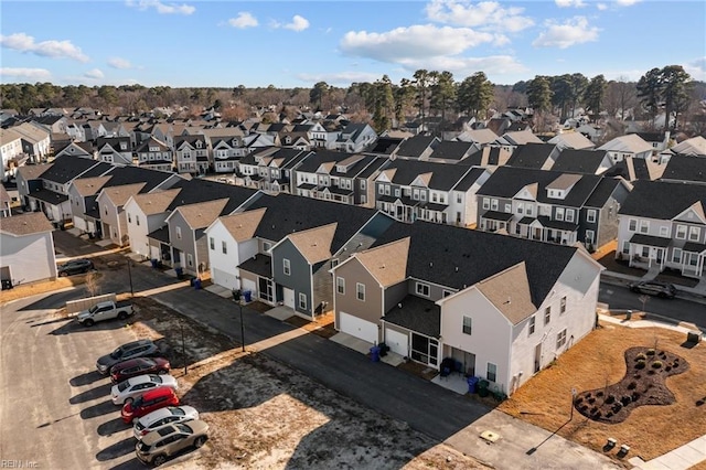 birds eye view of property featuring a residential view