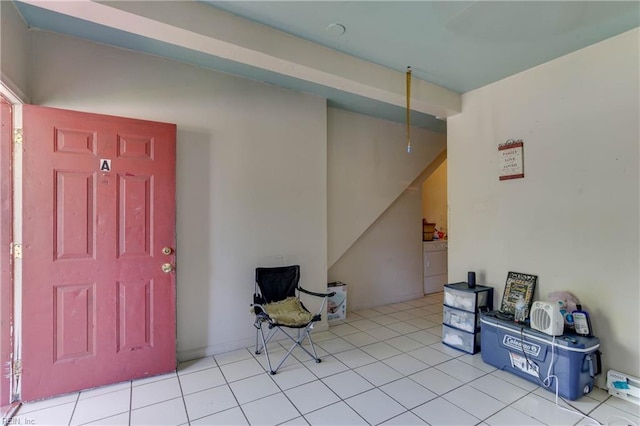 entrance to property with washer / clothes dryer