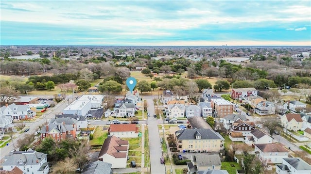 drone / aerial view featuring a residential view