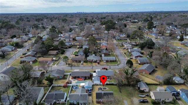 drone / aerial view featuring a residential view