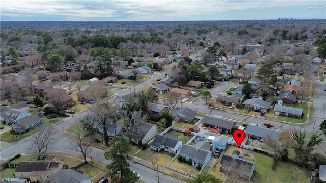 bird's eye view featuring a residential view