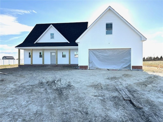 view of front of house with an attached garage