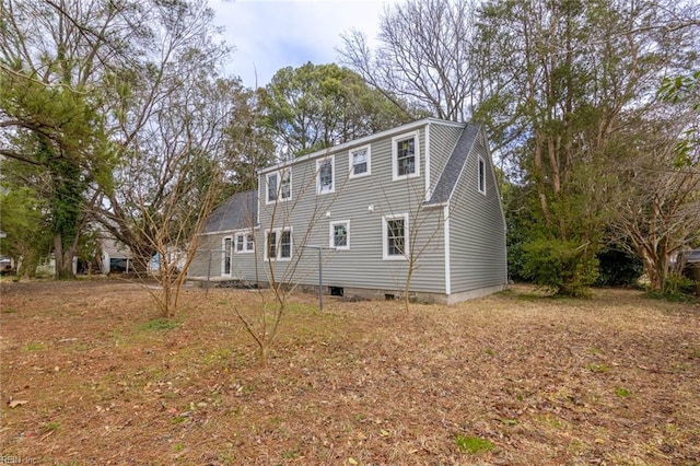 view of rear view of property