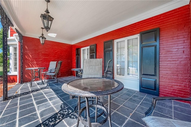 view of patio / terrace featuring outdoor dining area