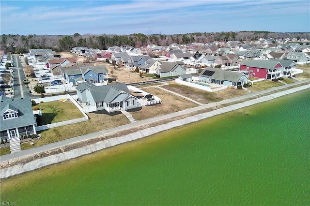 bird's eye view featuring a residential view