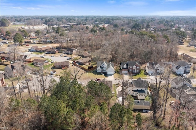 drone / aerial view featuring a residential view