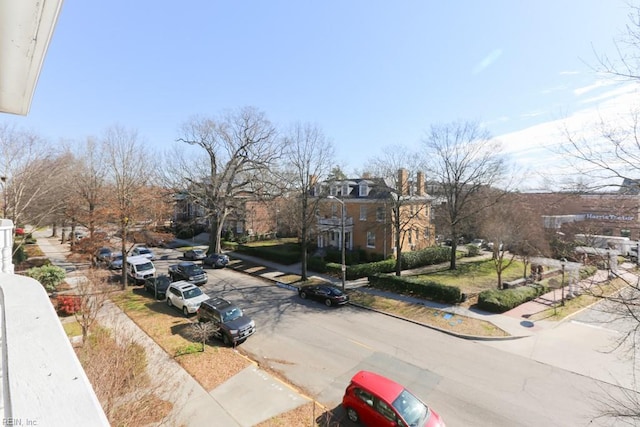 view of street with curbs and sidewalks