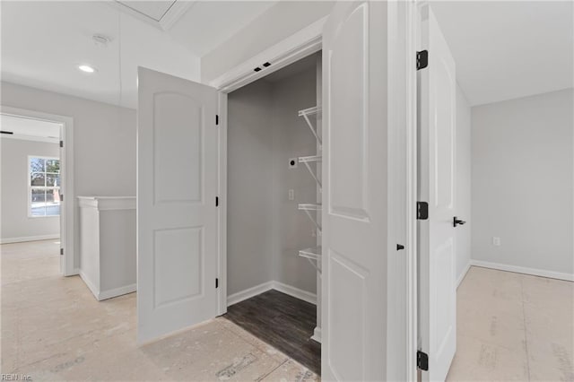 view of closet