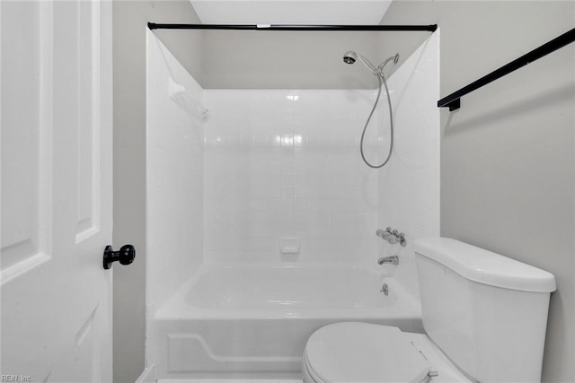 full bath featuring  shower combination and toilet