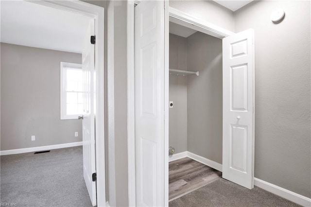 closet with visible vents