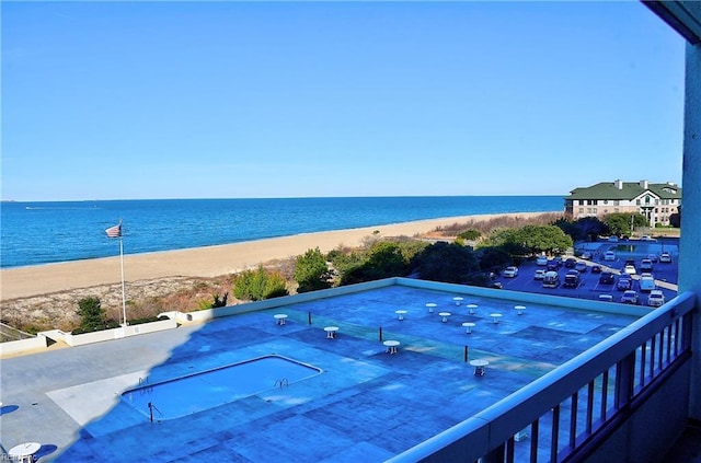 water view featuring a view of the beach