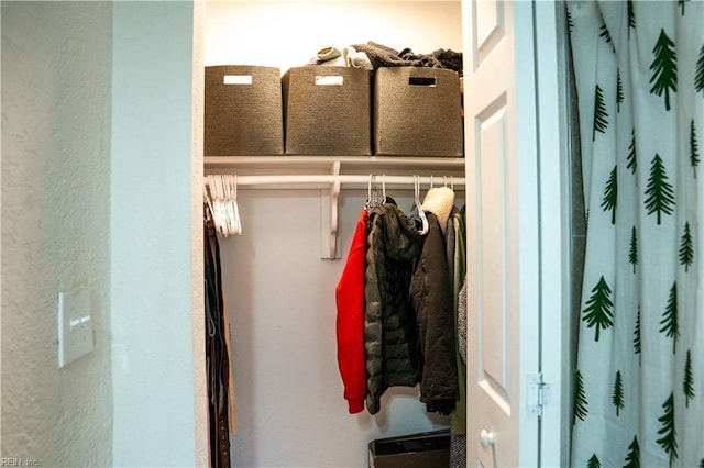 view of closet