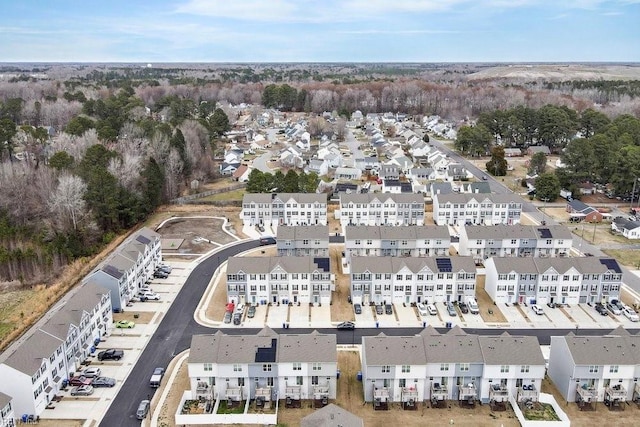 bird's eye view featuring a residential view