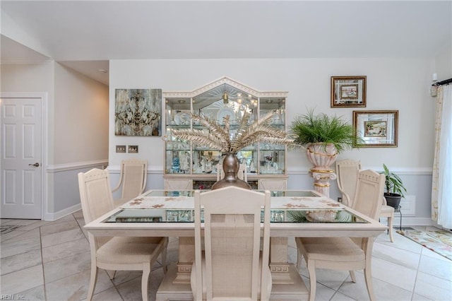 dining area with baseboards