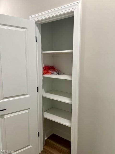 view of closet