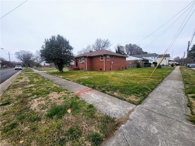 exterior space featuring sidewalks