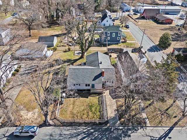 birds eye view of property featuring a residential view