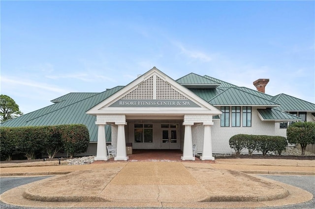 view of property with driveway