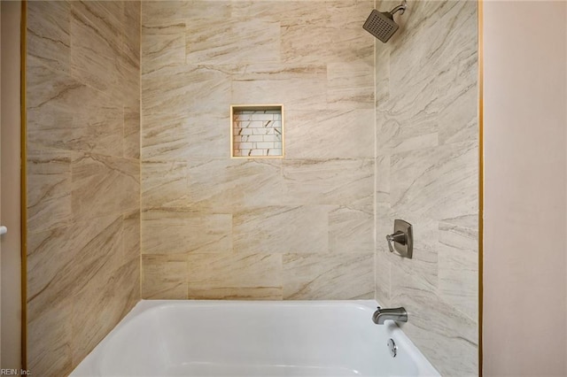 full bathroom featuring shower / bath combination