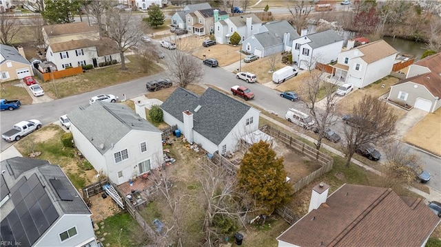 birds eye view of property featuring a residential view