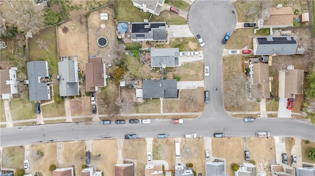 drone / aerial view featuring a residential view