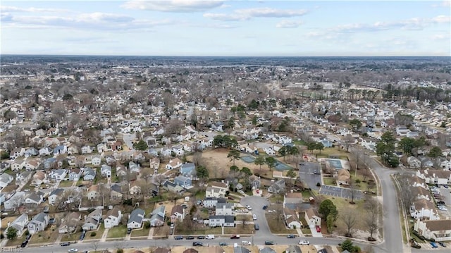 drone / aerial view featuring a residential view