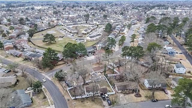 drone / aerial view featuring a residential view