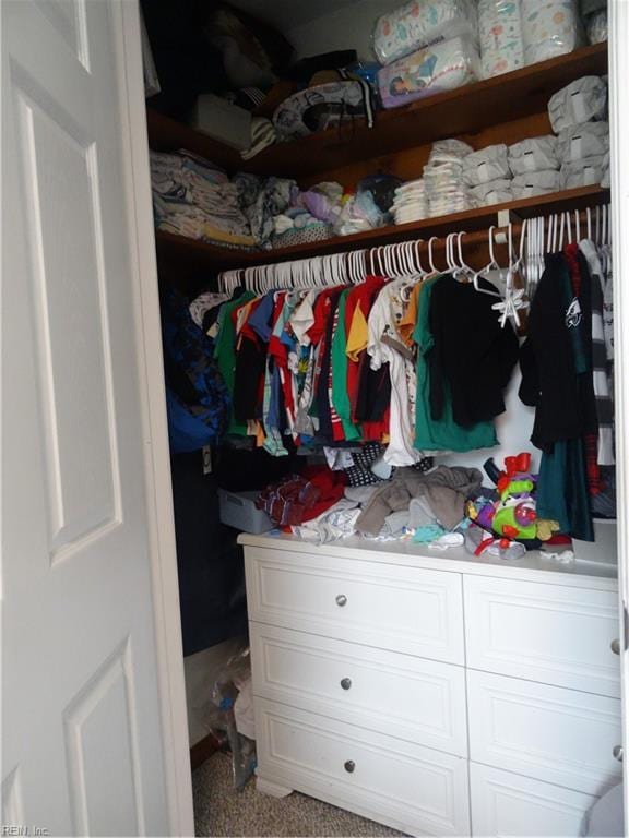 view of closet