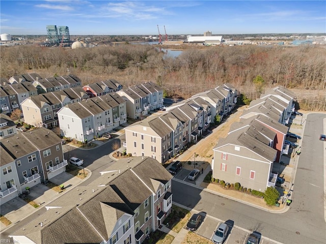 birds eye view of property featuring a residential view