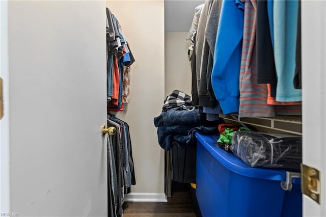 3853 Lasalle Dr Unit 110, Virginia Beach, VA 23453 - spacious closet featuring wood finished floors