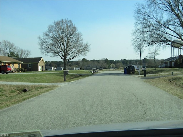 view of road