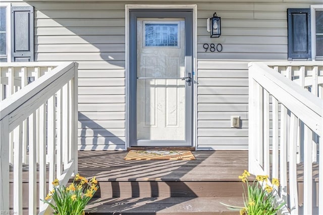 view of entrance to property