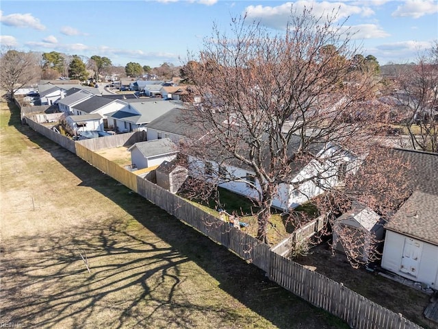 drone / aerial view featuring a residential view