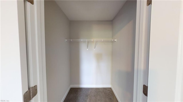 view of closet