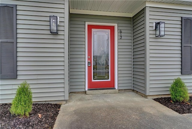 view of entrance to property