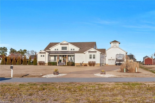 view of front of house with covered porch