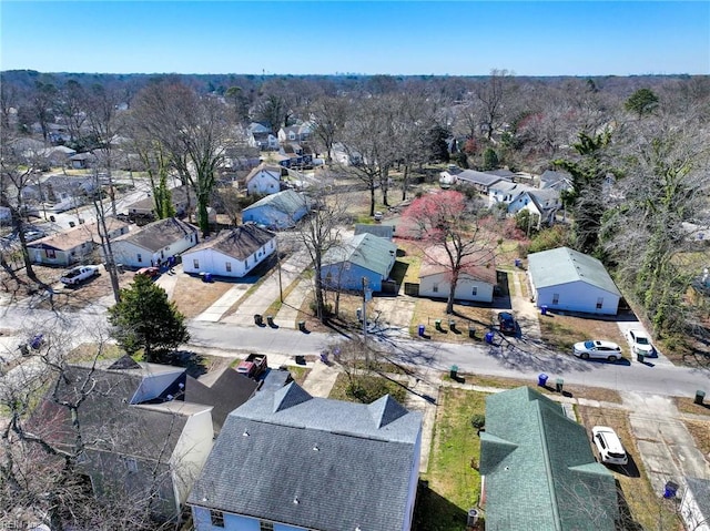 birds eye view of property featuring a residential view