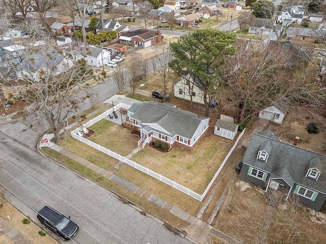 drone / aerial view featuring a residential view