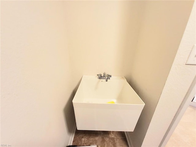 bathroom with a sink