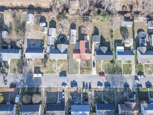 birds eye view of property featuring a residential view